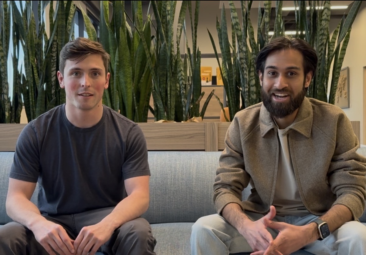 Josh and Sayan, co-founders of GillyReach